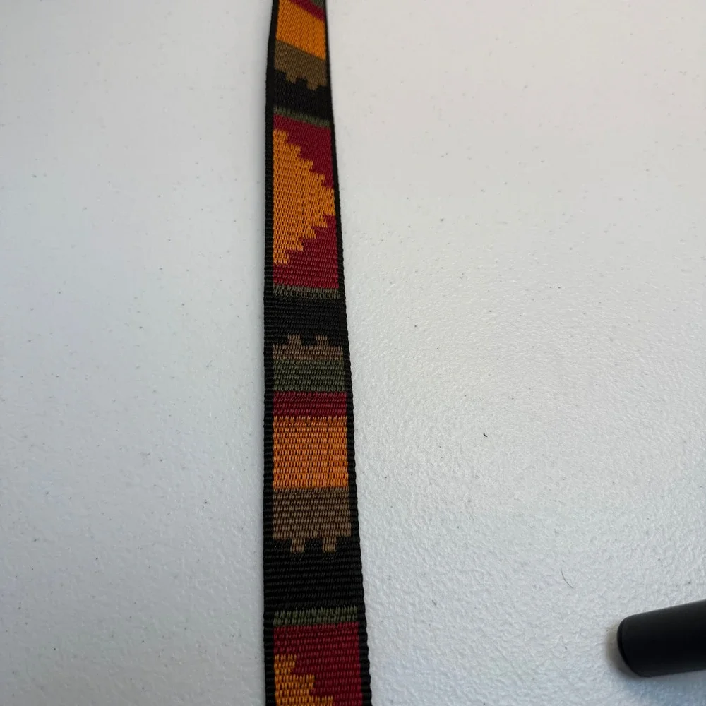 Bison Designs Aztec Print Belt Medium Southwestern Western Gorpcore